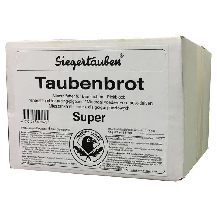 Siegertauben Taubenbrot